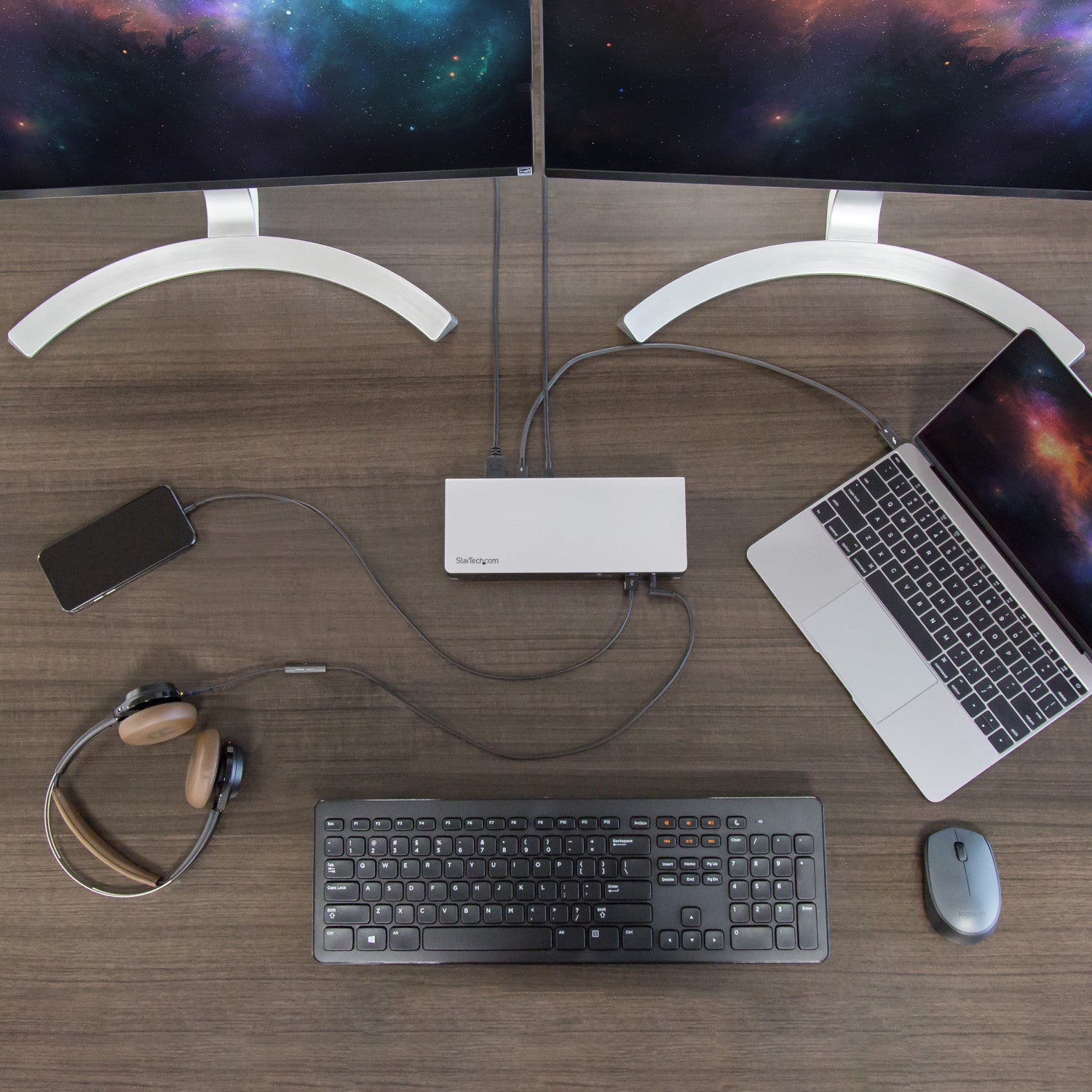 StarTech.com Dock Thunderbolt 3 con lettore SD per doppio schermo - Dual 4K 60hz - 6x porte USB 3.0