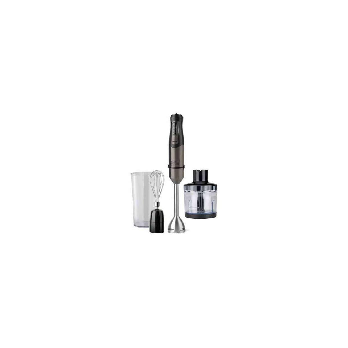 Black Decker BXHBA1200E Frullatore ad immersione 1200 W Nero, Trasparente