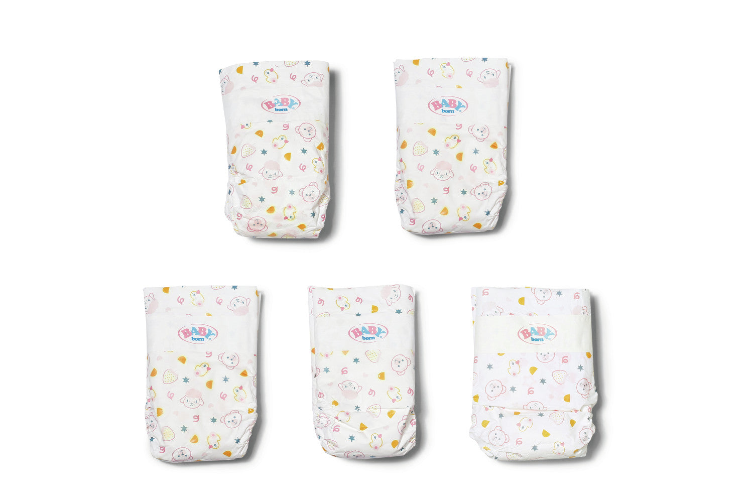 BABY born Nappies, 5 pack Pannolini per bambola