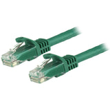 StarTech.com Cavo patch CAT6 da 7,5 m - Filo di rame al 100 - Connettore antistrappo - Verde