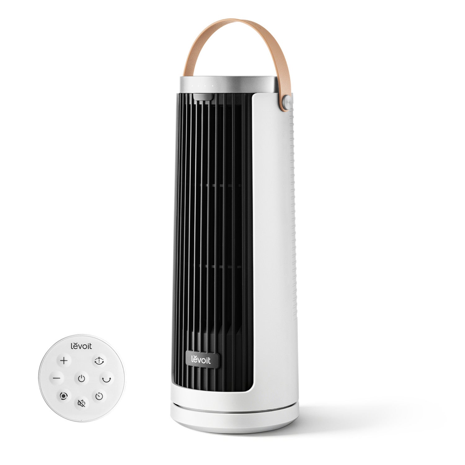 Levoit Windi Mini Plus Ventilatore a torre, 7,0 m/s, 5 velocità, timer da 1 a 12 ore, oscillazione di 90°, ricaricabile, portatile, ideale per l’uso sulla scrivania, adatto per l’uso all’aperto.