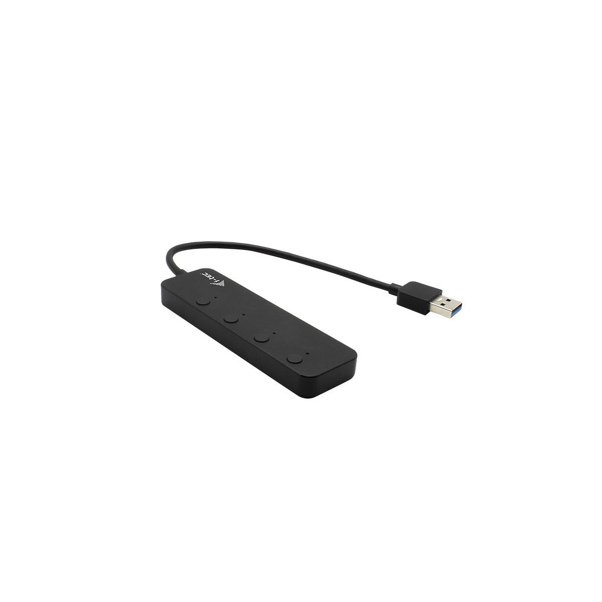 i-tec U3CHARGEHUB4 hub di interfaccia USB 3.2 Gen 1 (3.1 Gen 1) Type-A 5 Mbit/s Nero