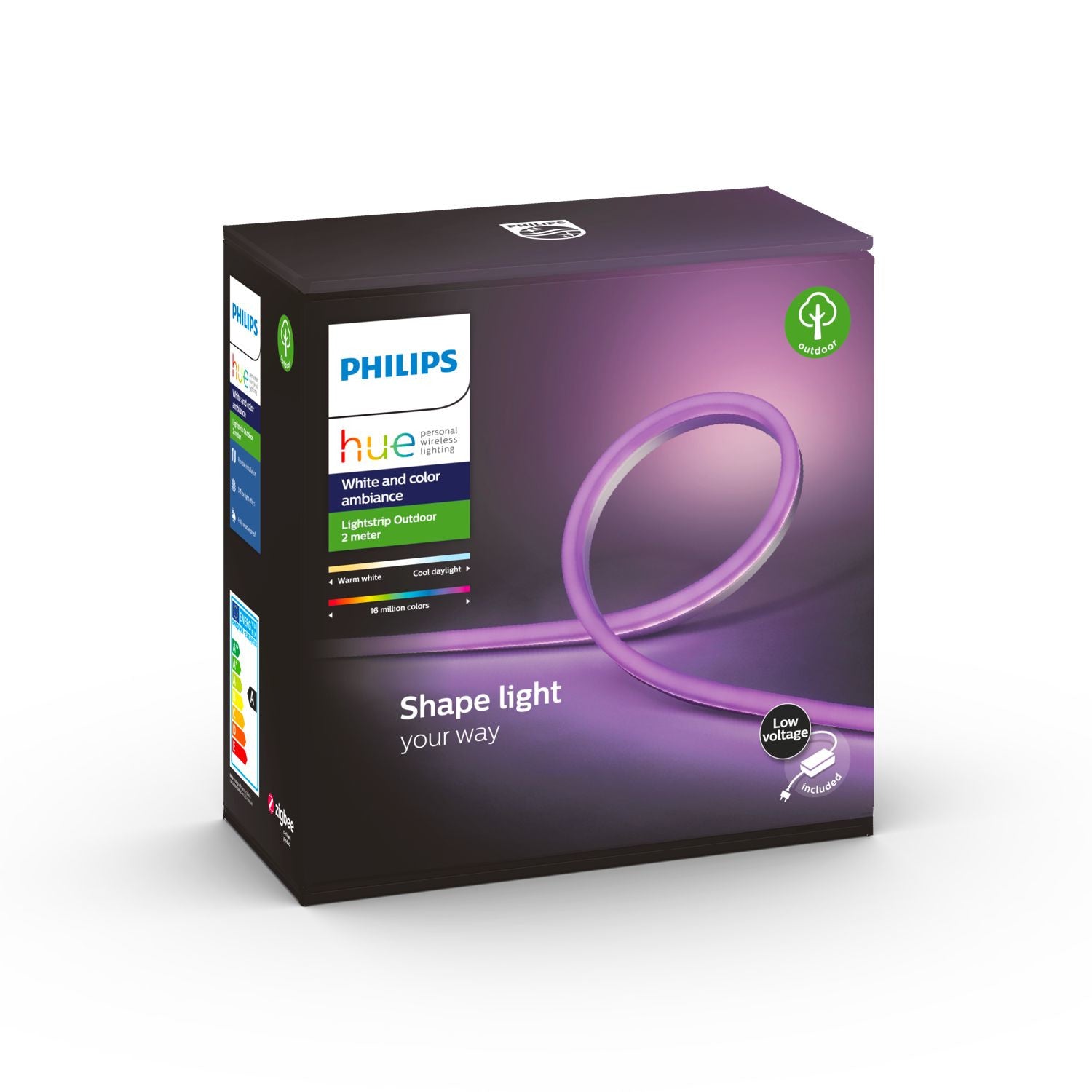 Philips Hue White and Color ambiance 8718699709839 soluzione di illuminazione intelligente Striscia LED intelligente ZigBee Multicolore 19 W