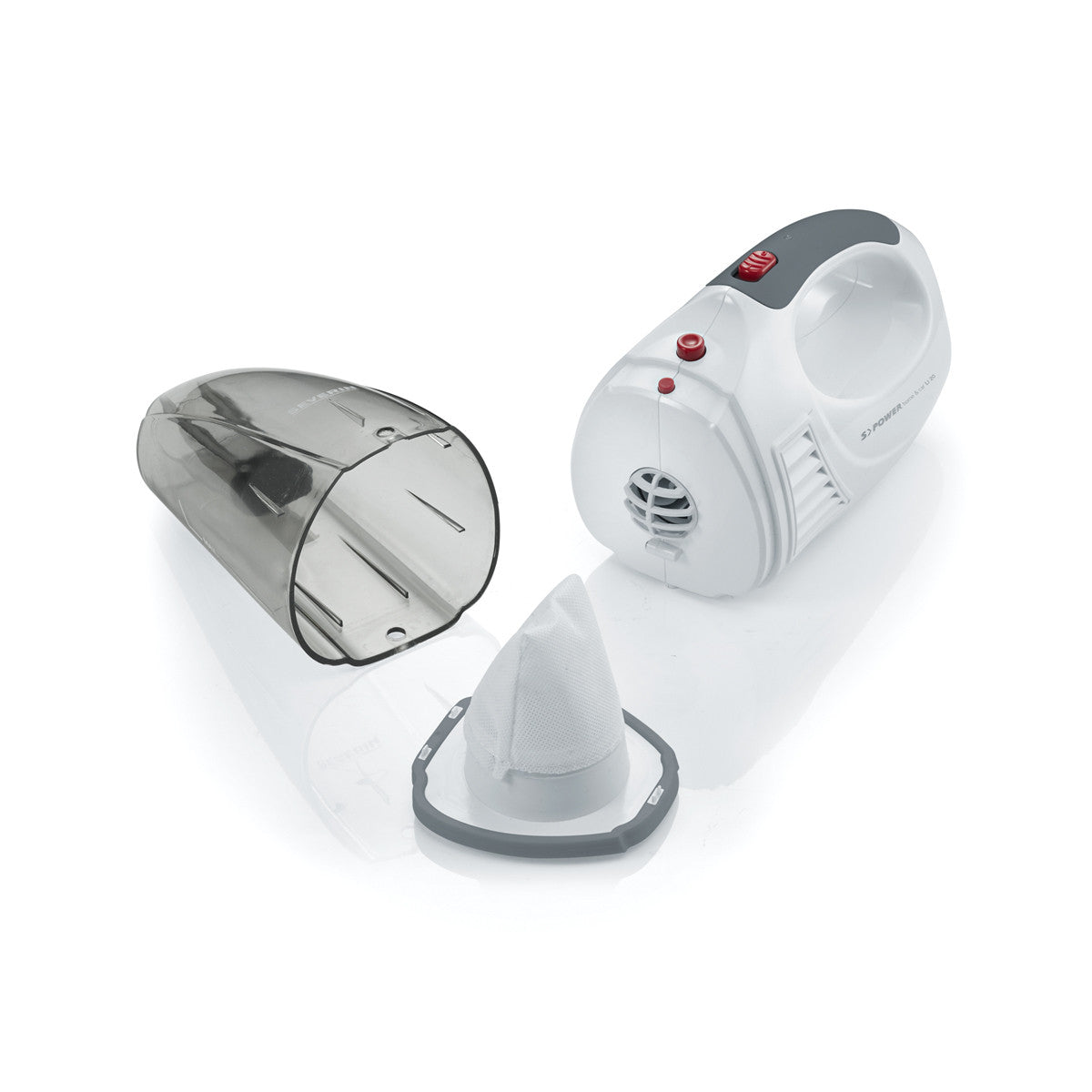 Severin HV 7144 aspirapolvere senza filo Bianco Combi