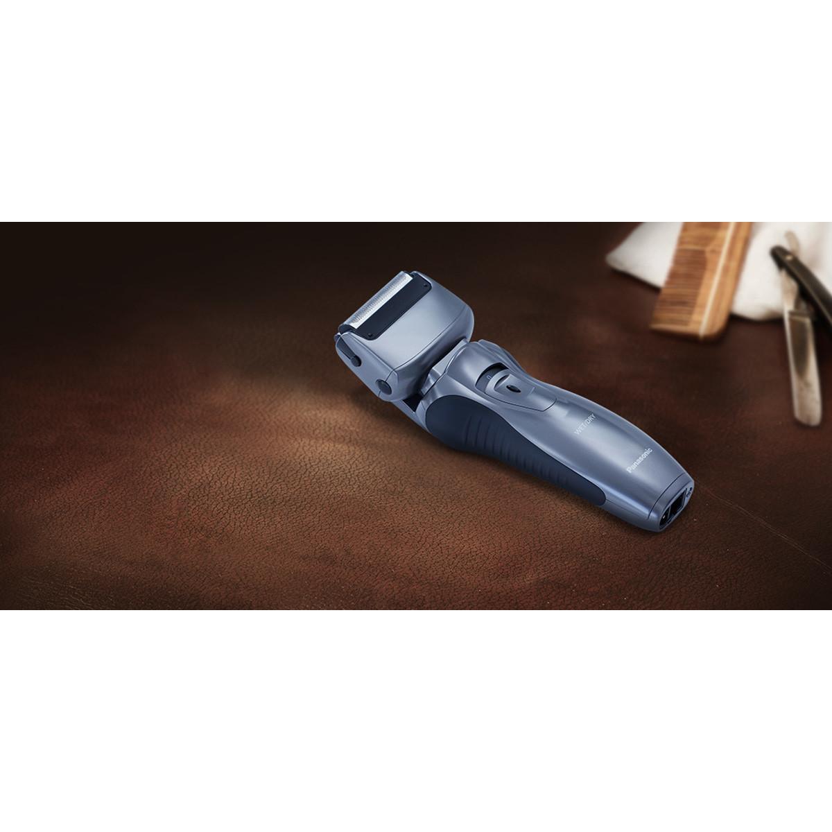 Panasonic ES-RW33-H503 Rasoio 2 Lame WET DRY Grigio scuro Trimmer Baffi e Basette