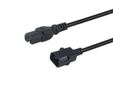 Equip 112171 cavo di alimentazione Nero 3 m Accoppiatore C14 Accoppiatore C15