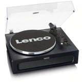 Lenco 8711902069621 LS430BK Piatto Audio Giradischi con Trasmissione a Cinghia Nero