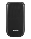 Brondi Raptor 7,11 cm (2.8") 106 g Nero, Metallico Telefono per anziani