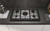 Haier Series 4 HAHG7W5XH Acciaio inox Da incasso 74.5 cm Gas 5 Fornelli