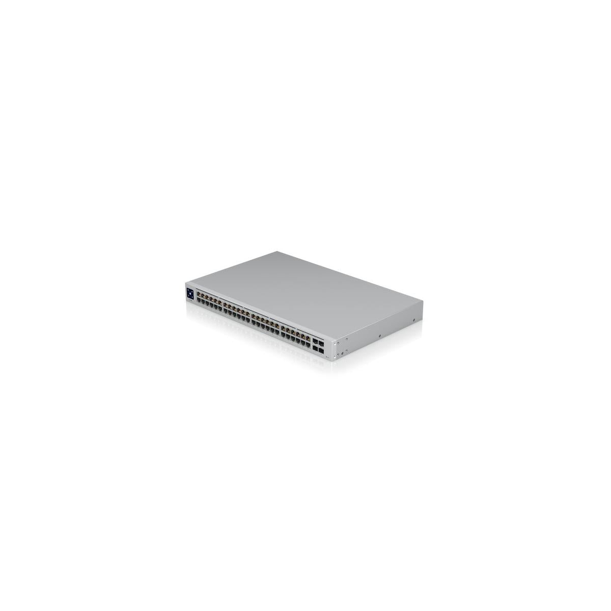 Ubiquiti UniFi USW-48-POE switch di rete Gestito L2 Gigabit Ethernet (10/100/1000) Supporto Power over Ethernet (PoE) 1U Acciaio inossidabile