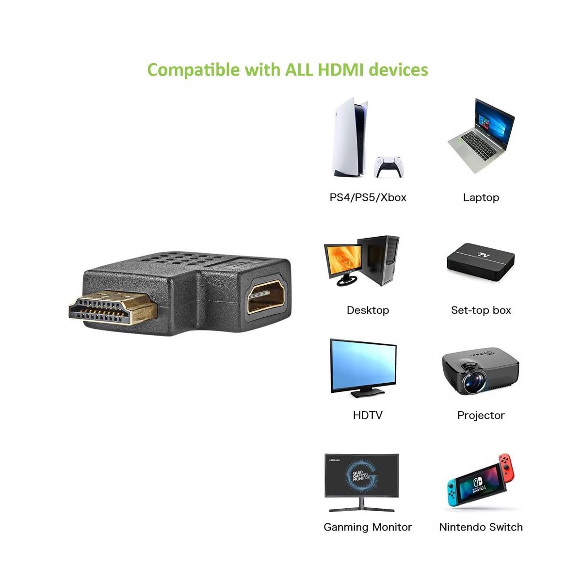 Techly Adattatore HDMI angolato 270 gradi (IADAP HDMI-270)