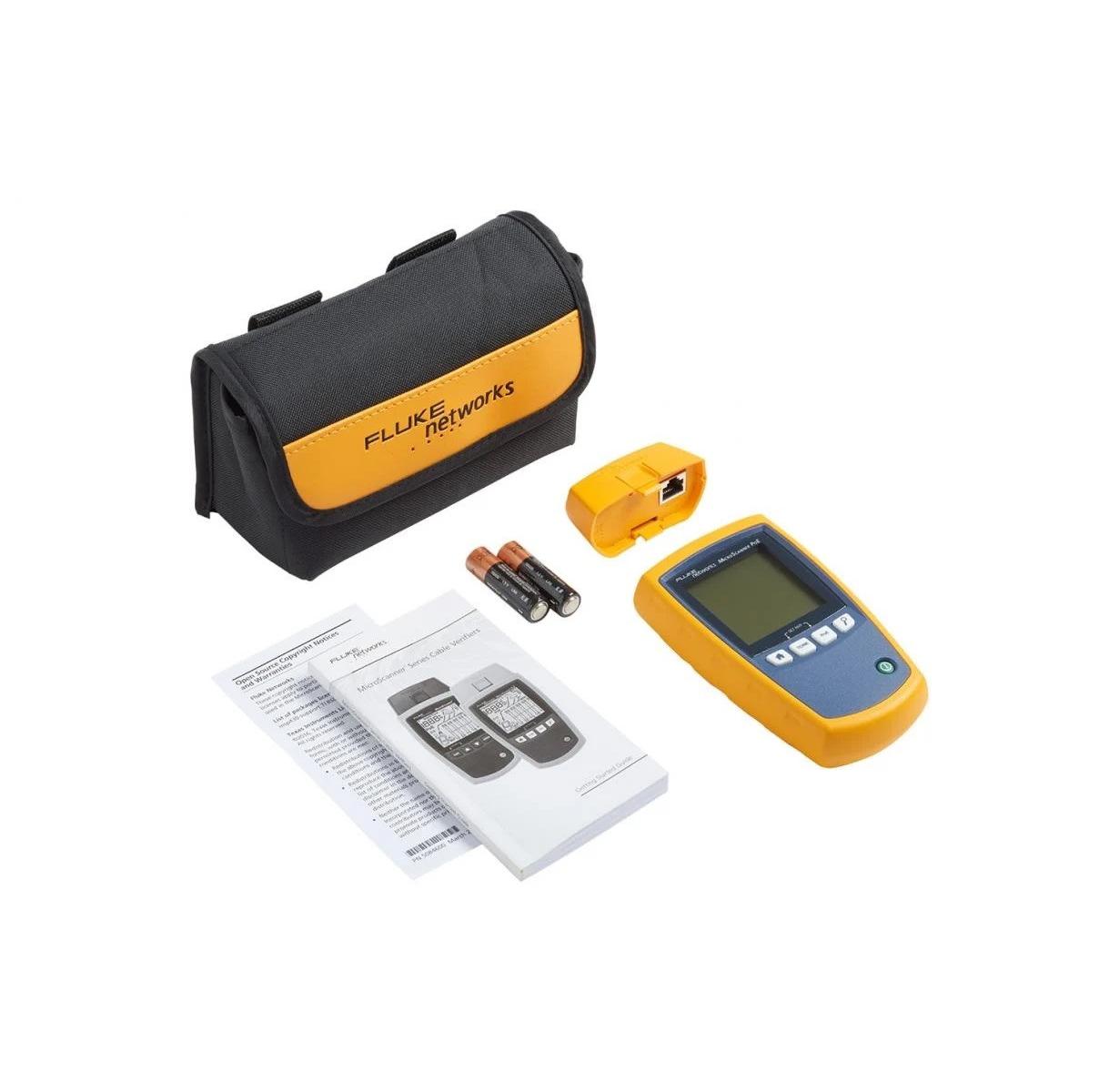 Fluke MicroScanner PoE Tester PoE Blu Giallo