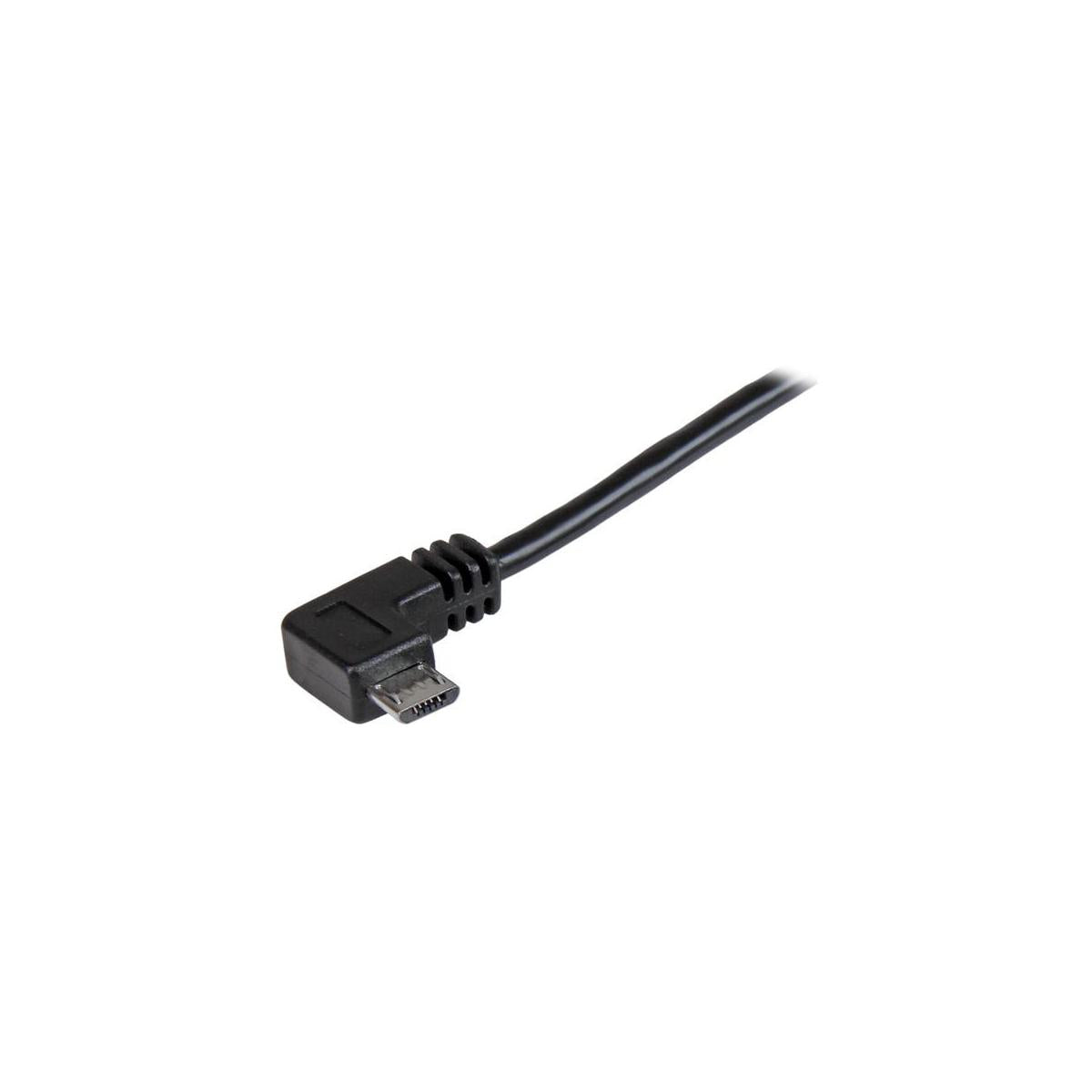 StarTech.com Cavo Micro-USB da Ricarica e Sincronizzazione angolato destro da 0,5m