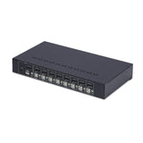 StarTech.com KVM Switch DisplayPort a 8 Porte con Kit Rack da 1U, 4K DP 1.2, hub USB a 4 Porte, Commutazione con Tasti a Scelta Rapida, Indipendente dal SO, TAA