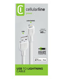 Cellularline Power Cable 60cm - Lightning