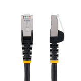 StarTech.com Cavo Ethernet CAT 6a - 5m - Nero - Cavo di rete LAN Low Smoke Zero Halogen (LSZH) - 10GbE 500MHz 100W PoE - Filo/Cavo patch schermato S/FTP con spinotto RJ45 antigroviglio e rilievi di trazione