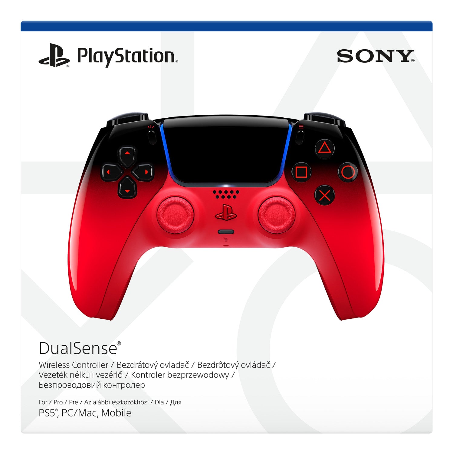 Sony Interactive Entertainment DualSense Nero, Rosso Bluetooth/USB Gamepad Analogico/Digitale PlayStation 5