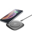 Cellularline Easy Wireless Charger Caricabatteria Wireless con Base di Ricarica 10W Nero