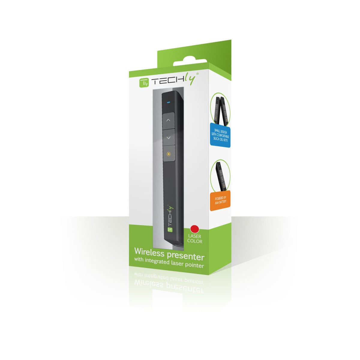 Techly ITC-LASER26 puntatore wireless RF Nero
