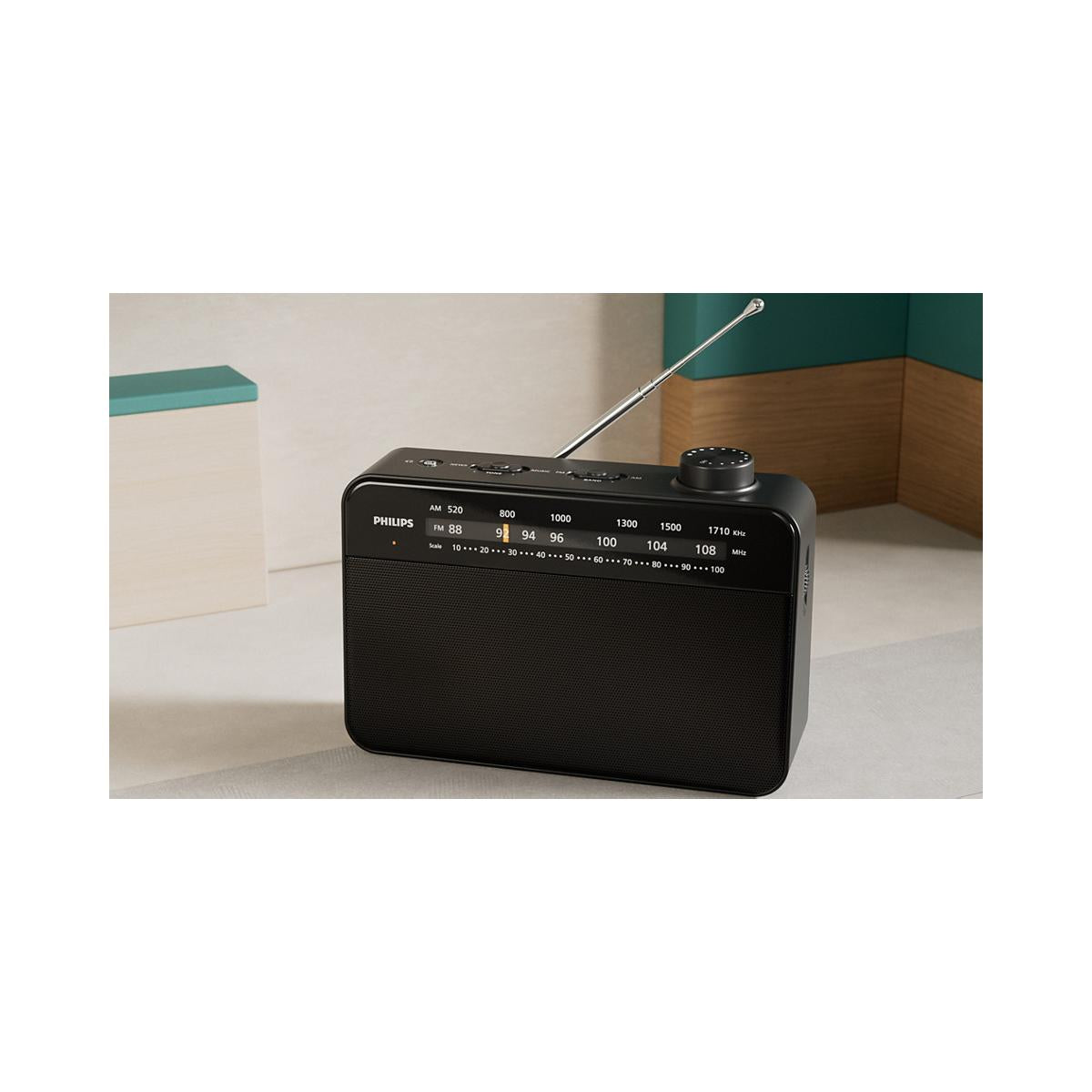 Philips TAR2509/10 radio Portatile Analogico Nero
