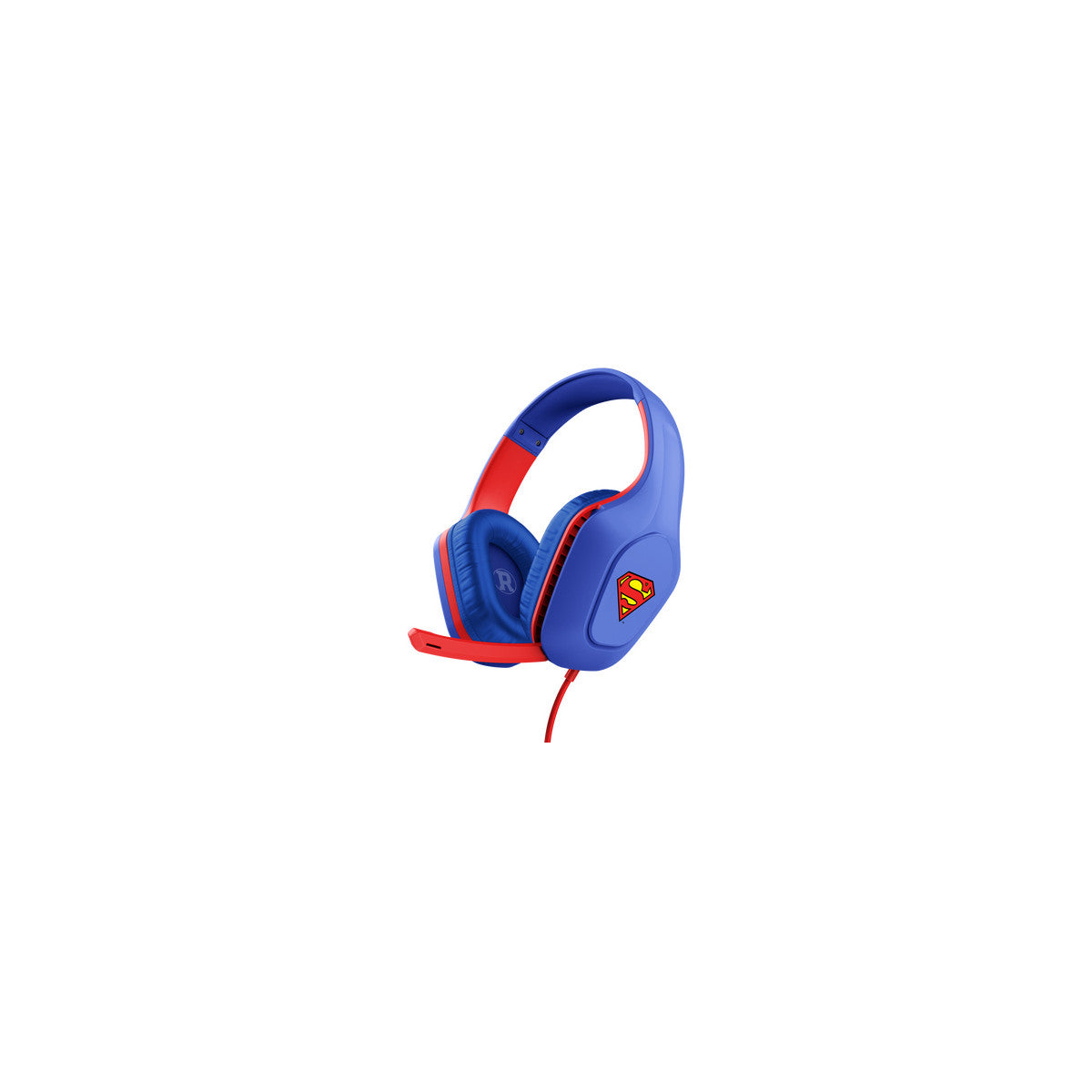 Trust GXT 415SM Zirox Auricolare Cablato A Padiglione Gaming Blu, Rosso