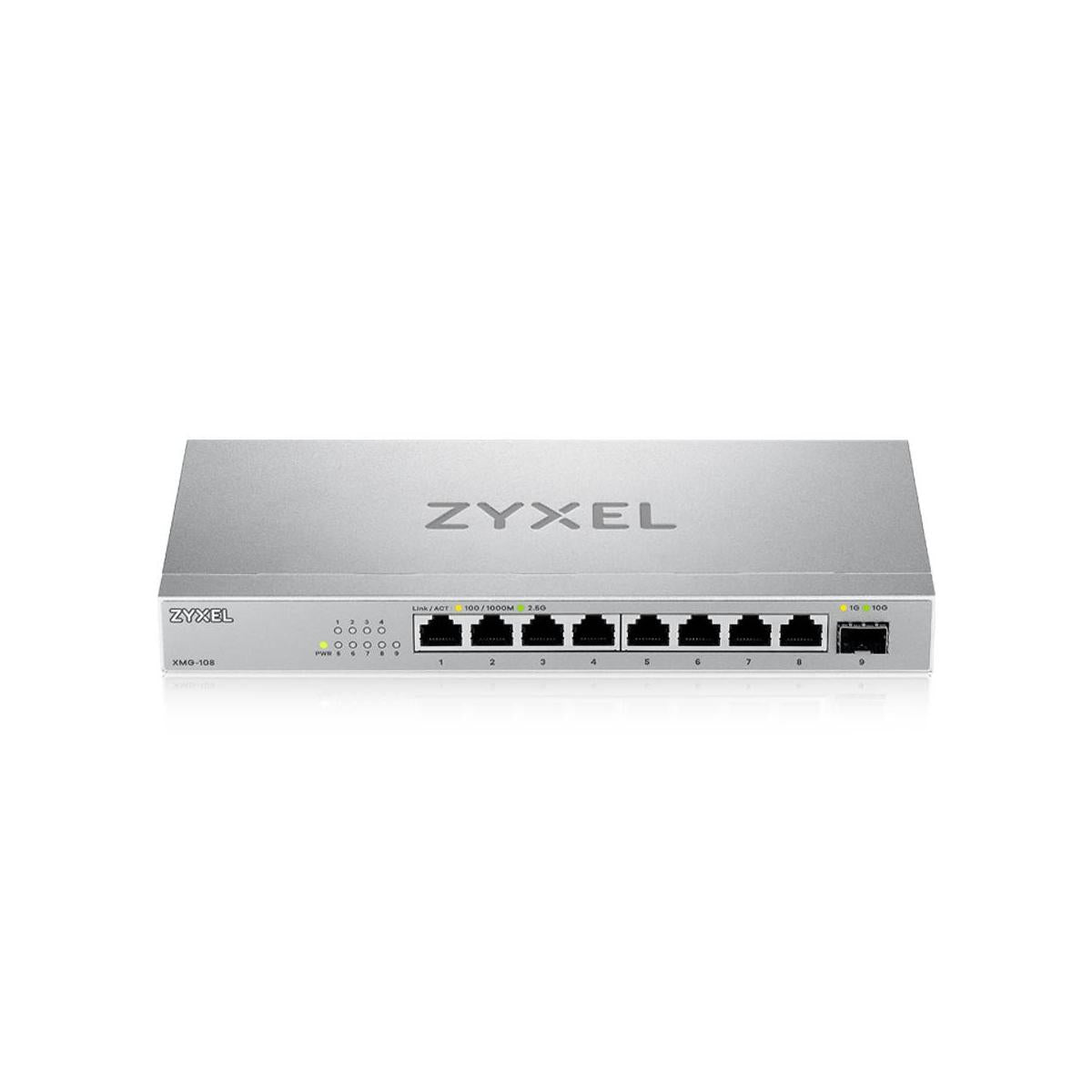 Zyxel XMG-108 Switch di Rete non Gestito 2.5G Ethernet Argento