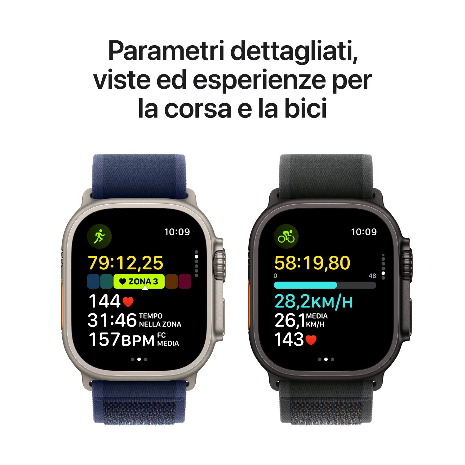 Apple Watch Ultra 2 GPS Cellular 49mm Cassa Titanio Nero con Nero Titanium Milanese Loop M