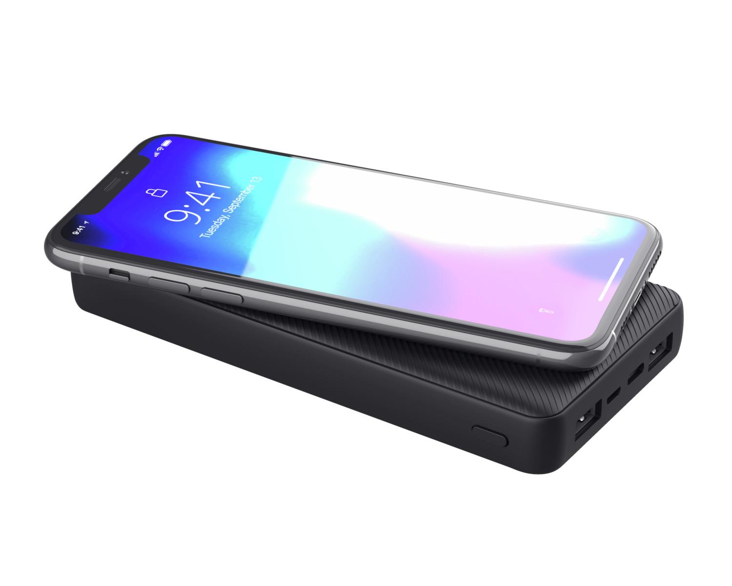 Trust 24676 Power Bank Primo Ultra Thin Batteria Portatile 20000 mAh Nero