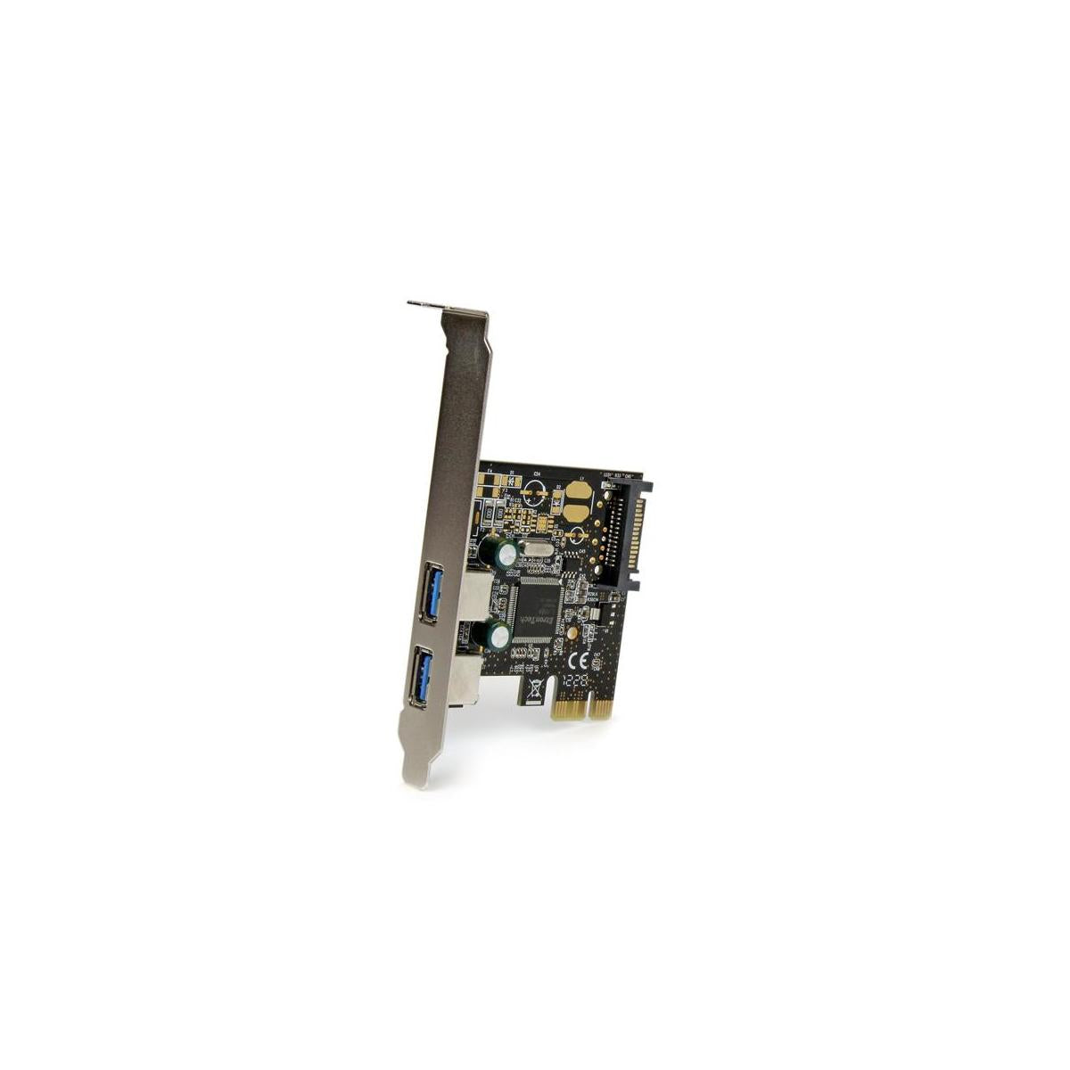 StarTech.com Scheda controller USB SuperSpeed 3.0 PCIe PCI Express a 2 porte con alimentazione SATA