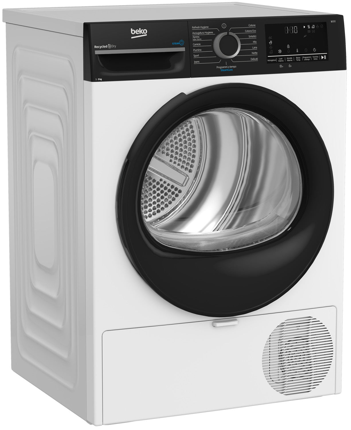 Beko BMEPT491SBI: Asciugatrice 9kg, Classe C, motore inverter