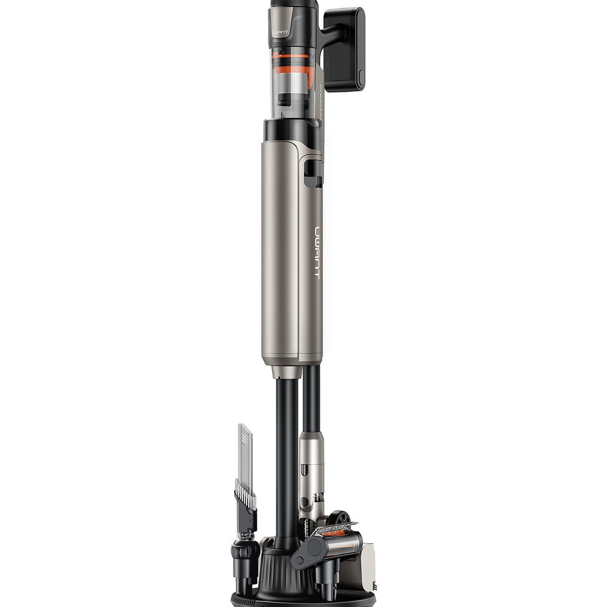UWANT V600 scopa elettrica Aspirapolvere stick 4-in-1 Batteria Secco HEPA Sacchetto per la polvere 0,4 L Grigio 3000 Ah