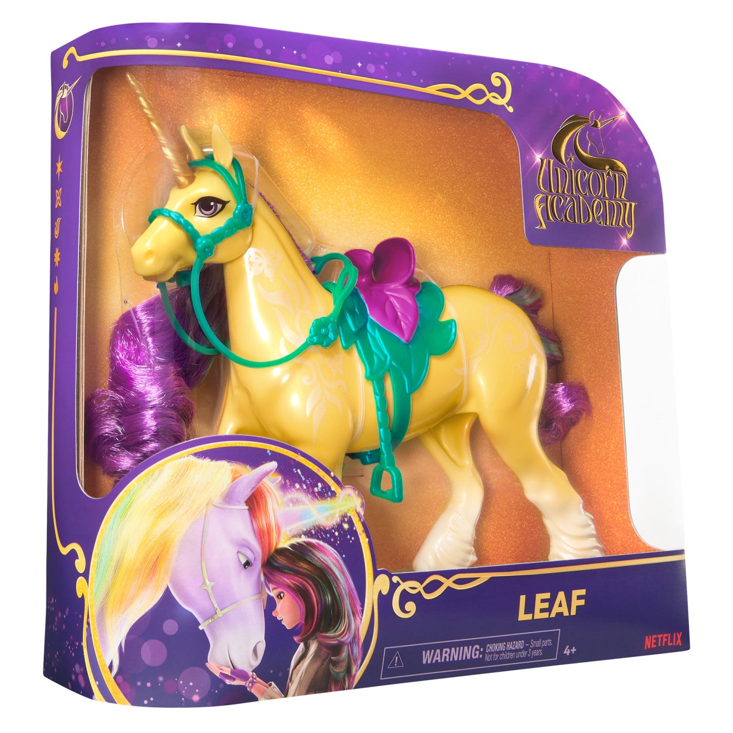 Spin Master 6067375 Unicorn Academy Leaf unicorno con accessori