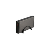 i-tec MYSAFE35U401 contenitore di unità di archiviazione Custodia per Disco Rigido (HDD) Nero, Metallico 3.5"
