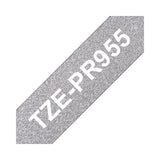 Brother TZE-PR955 nastro per etichettatrice Bianco su argento
