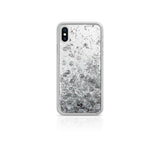 White Diamonds Sparkle custodia per cellulare 14,7 cm (5.8") Cover Argento, Trasparente