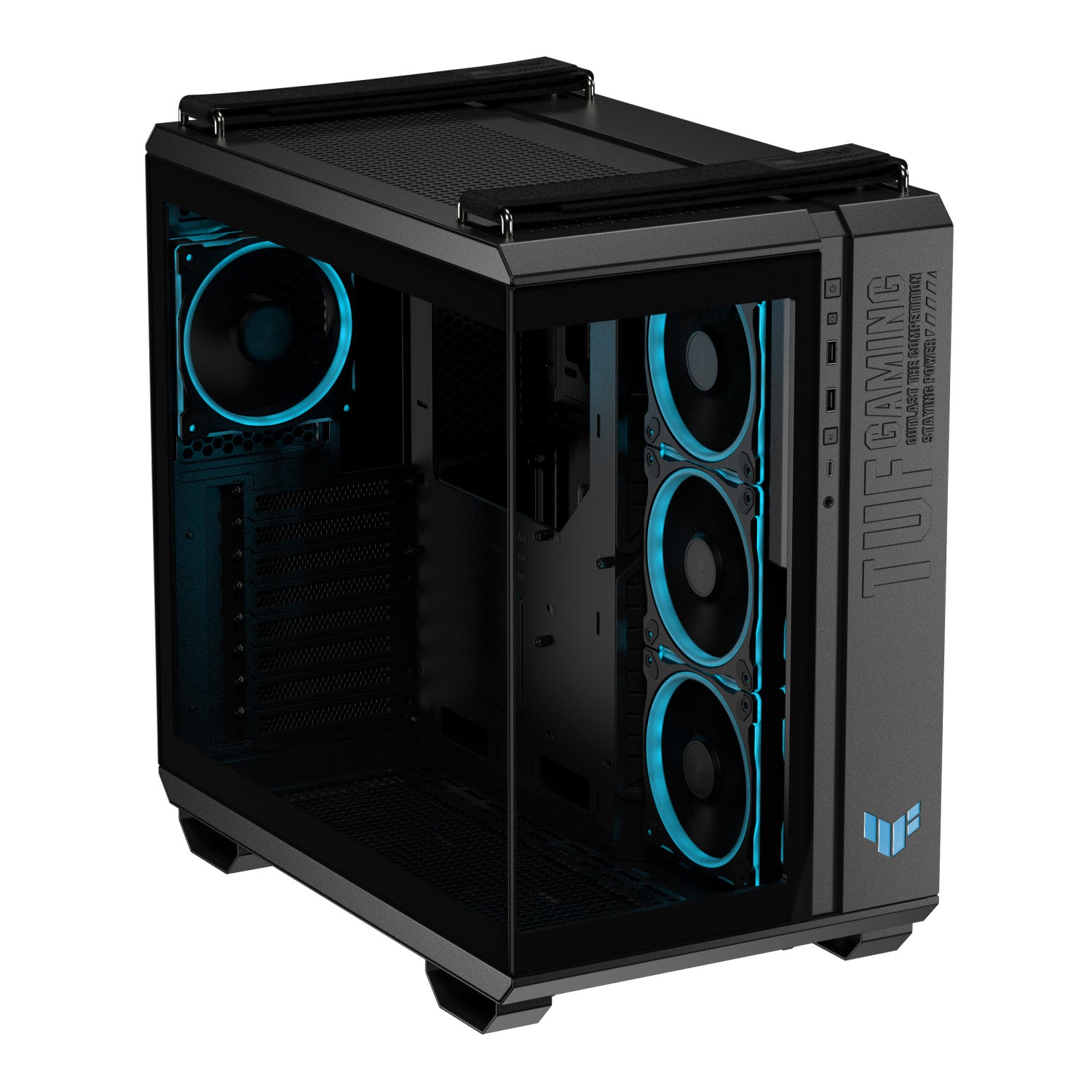 ASUS TUF GAMING GT502 Horizon TG ARGB Black Midi Tower Nero