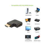 Techly Adattatore HDMI Maschio / Femmina Angolato 90 (IADAP HDMI-R)