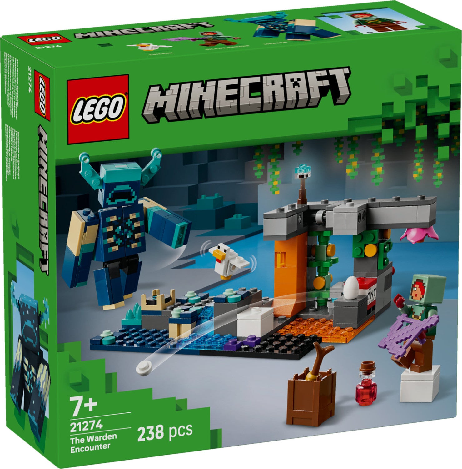 LEGO Minecraft L'Incontro con il Sorvegliante 21274 Set Costruzioni 238 Pezzi 7