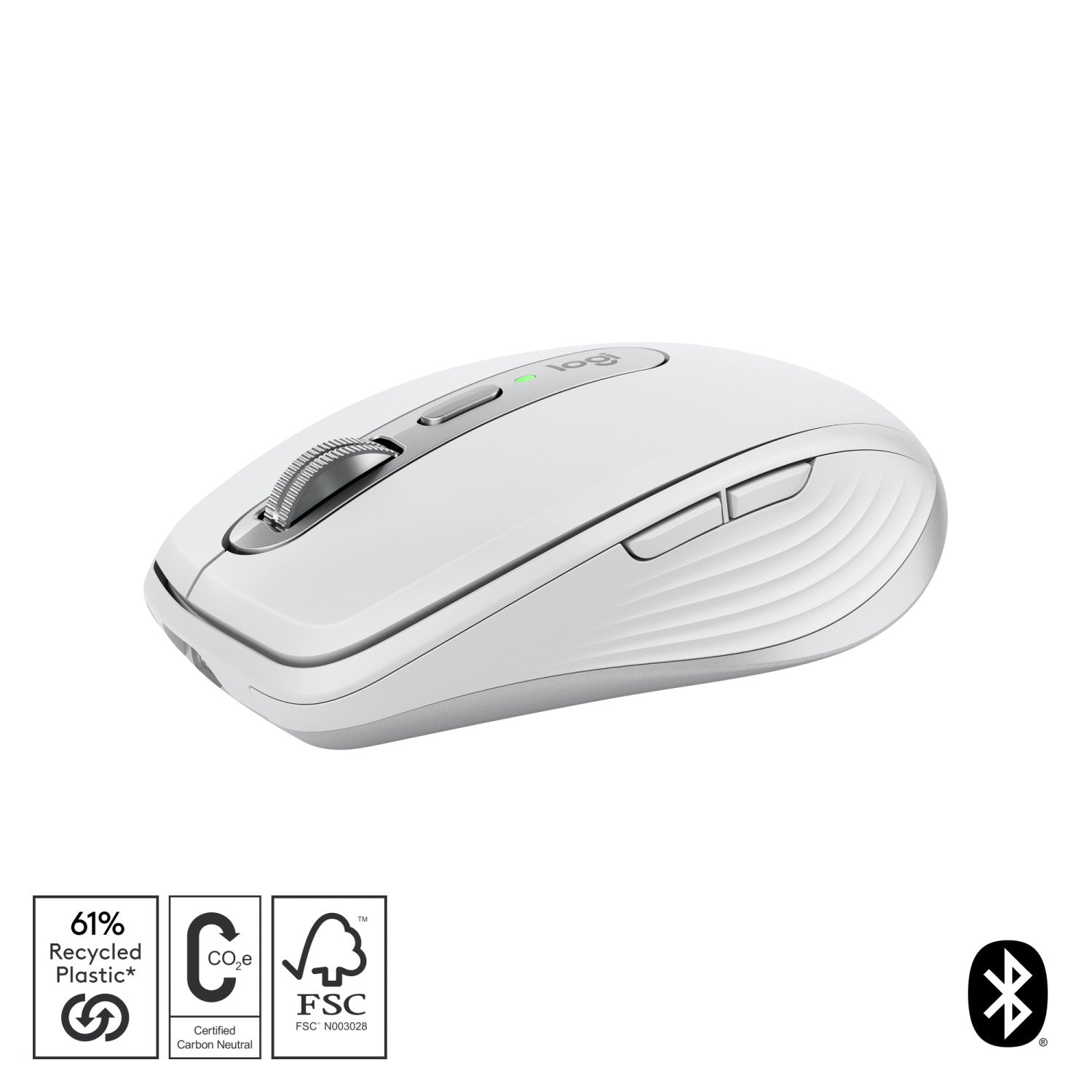Logitech MX Anywhere 3S mouse Mano destra RF senza fili Bluetooth Laser 8000 DPI