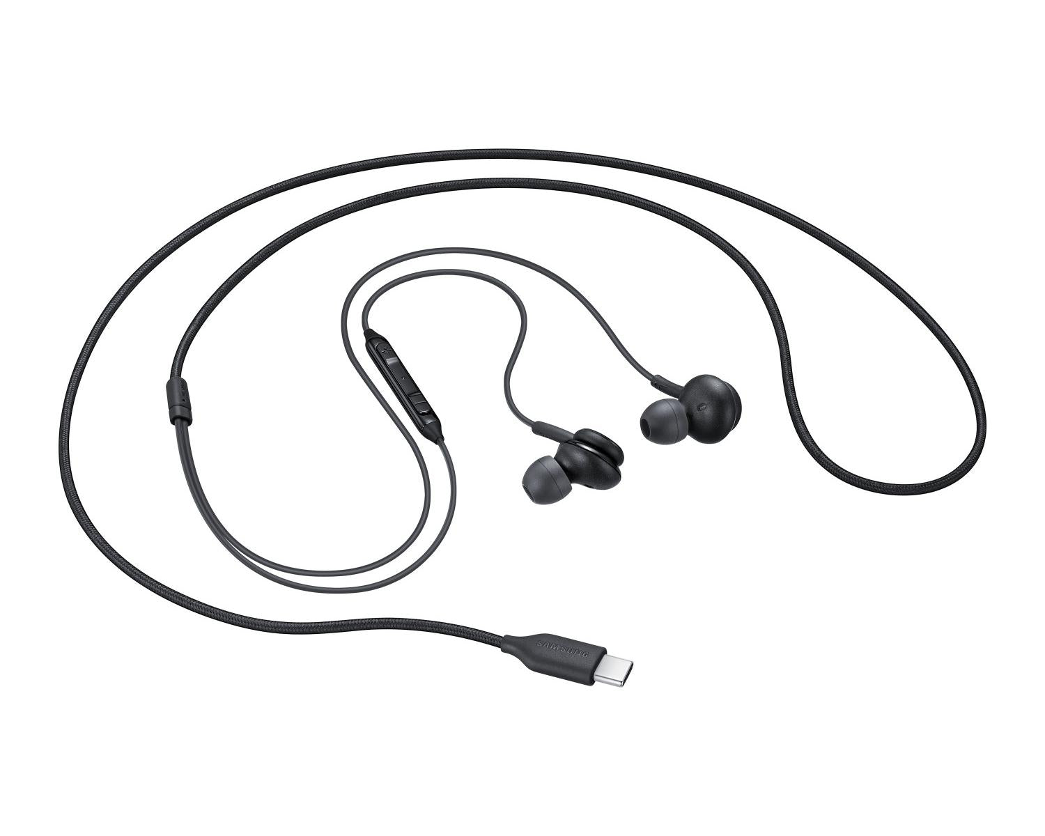 Samsung Akg Auricolari Cuffia Originale Connettore Type C EO-IC100BBEGEU Nero