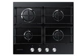 Piano Cottura Samsung NA64H3010AK da Incasso a Gas 4 Fornelli Vetro Nero