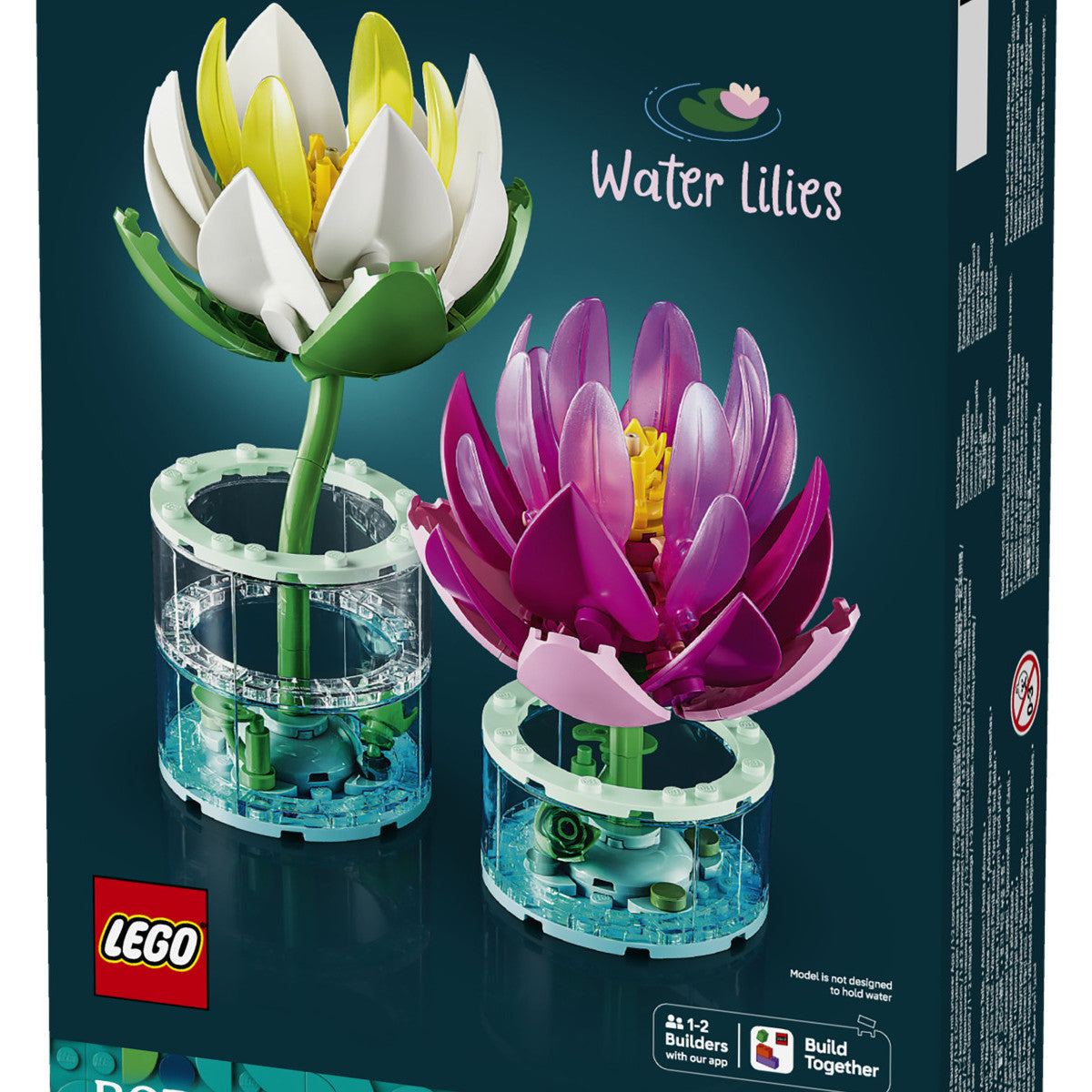 LEGO Botanicals 11511 Ninfee, Piante Artificiali Con Fiori Finti in 2 Vasi, Decorazione Camera da Letto, Regalo Bambini 9
