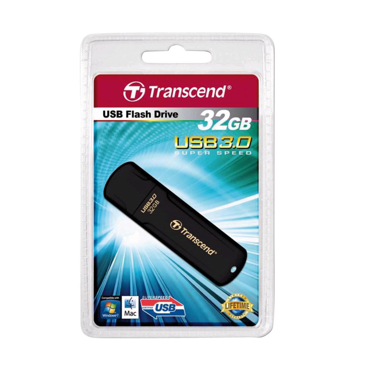 Transcend JetFlash elite 700 unità flash USB 32 GB USB tipo A 3.2 Gen 1 (3.1 Gen 1) Nero