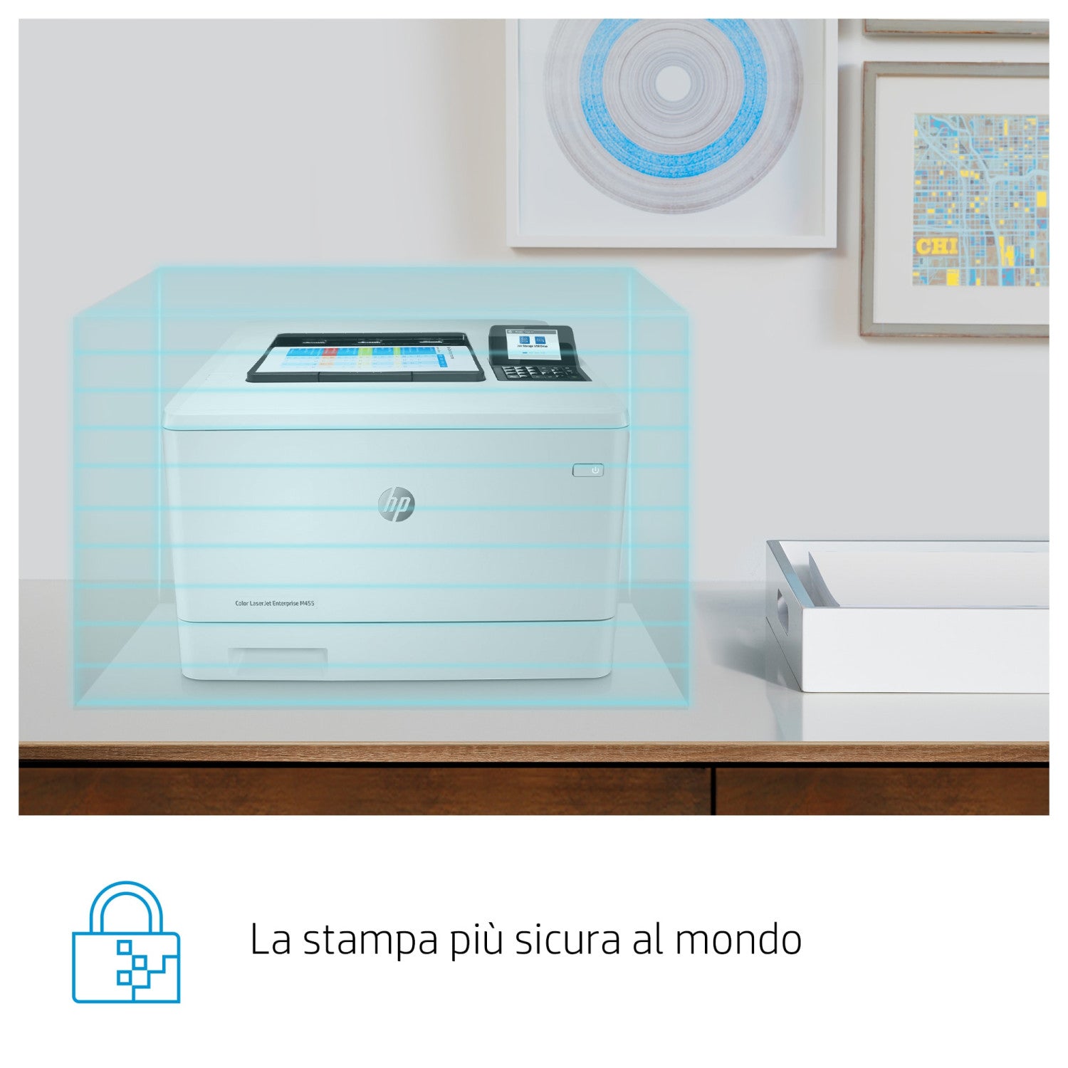 HP 3PZ95A Stampante Color LaserJet Enterprise M455dn a Colori 600x600 DPI A4 Bianco