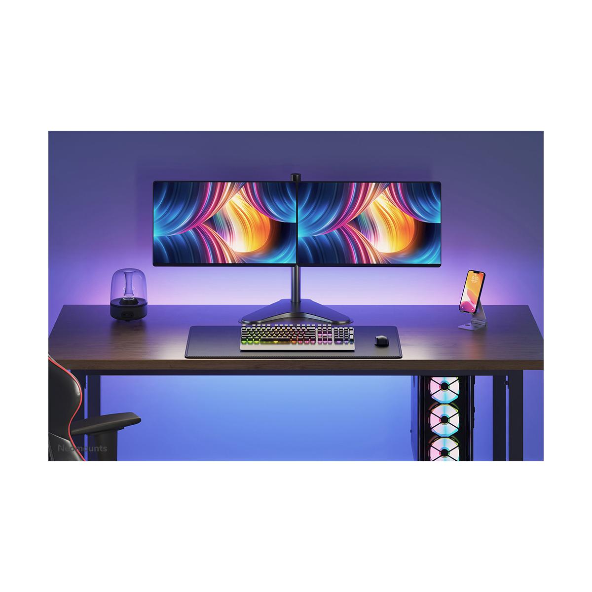 Neomounts FPMA-D550DDBLACK supporto da tavolo per Tv a schermo piatto 81,3 cm (32") Nero
