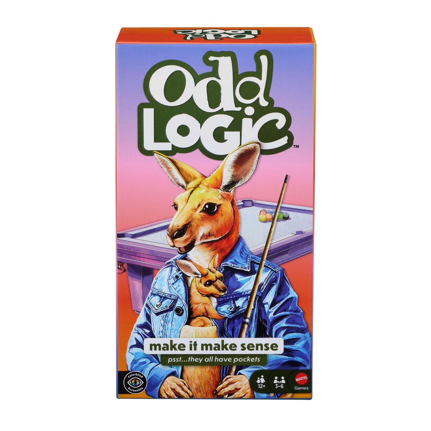 Mattel Games JVW92 gioco da tavolo Odd Logic Festa