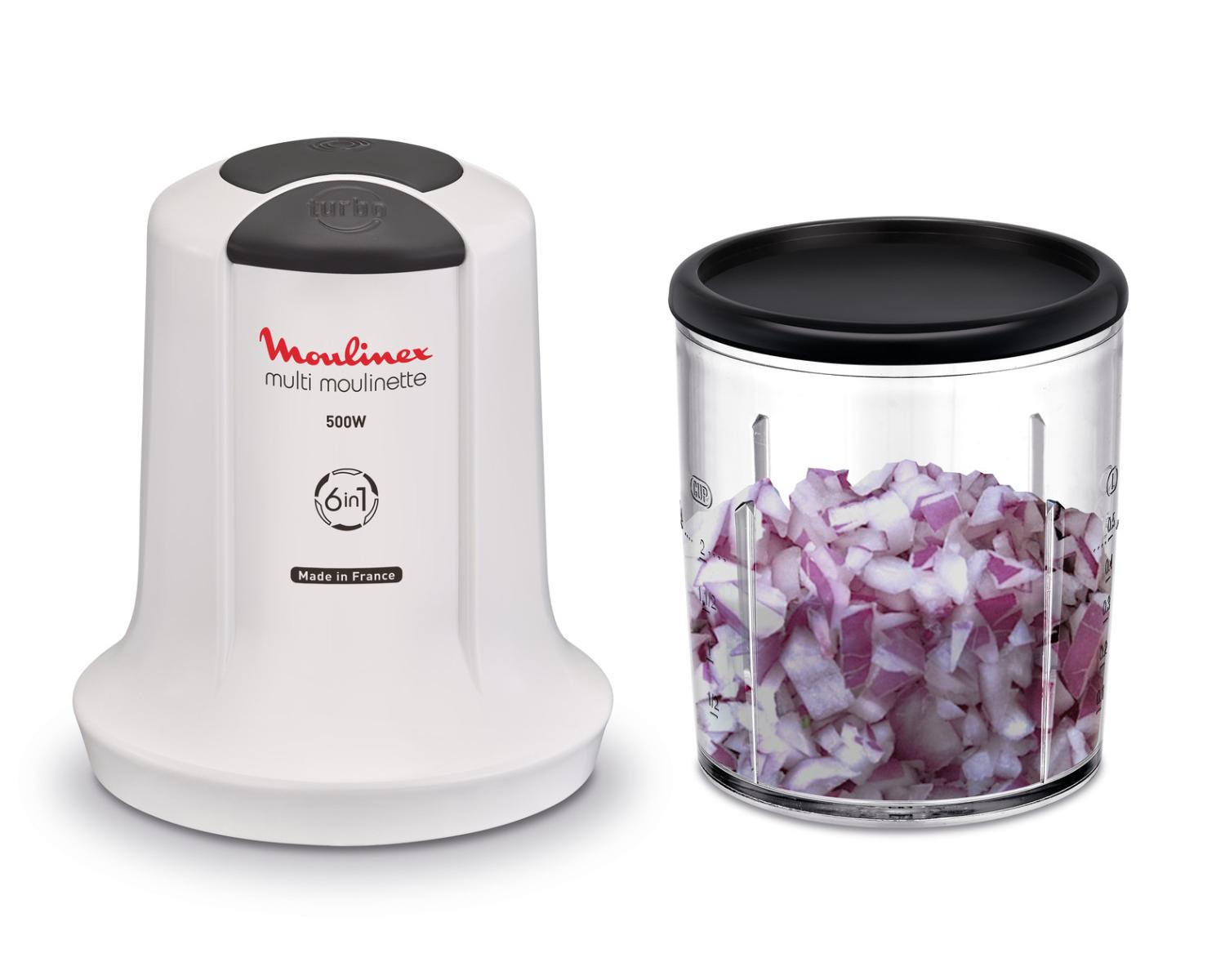 Moulinex AT723110 Tritatutto La Moulinette Multi 6 in 1 Bianco