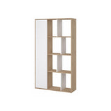 Tvilum 71739hluu Libreria Jackson Hickory / Bianco lucido
