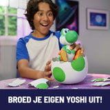 Super Mario Galaxy Il Film, Hatchin' Yoshi, Uovo e Personaggio Giocattolo Interattivo con Suoni, Action Figure Super Mario, Batterie Incluse, per Bambini 4 Anni