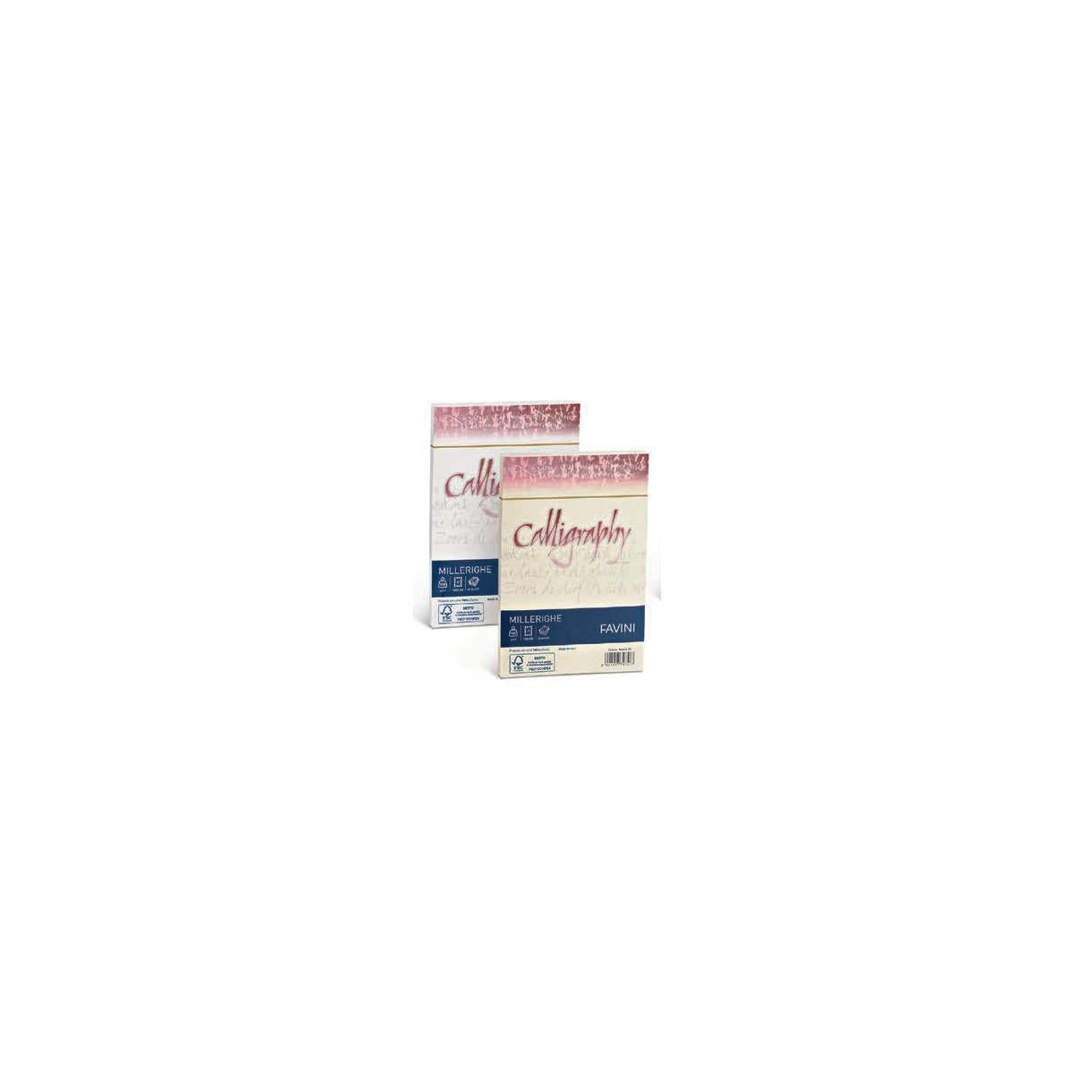 Favini Millerighe Calligraphy busta Avorio 25 pz